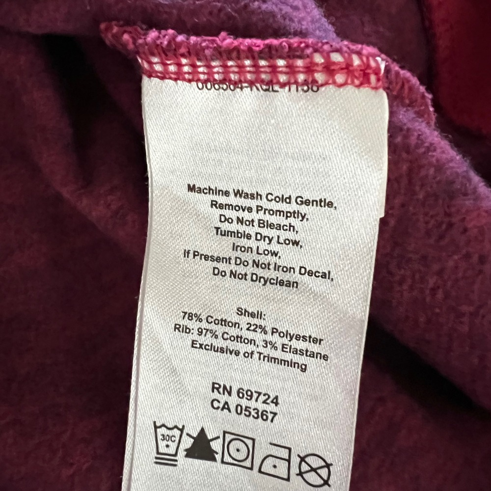 Columbia Women Pink Heathered Cowl Neck Fleece Pullover Sweatshirt 3X Cozy Warm - Picture 3 of 8